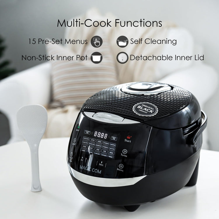 multi Functional Digital Rice Cooker 10 Cup Uncooked