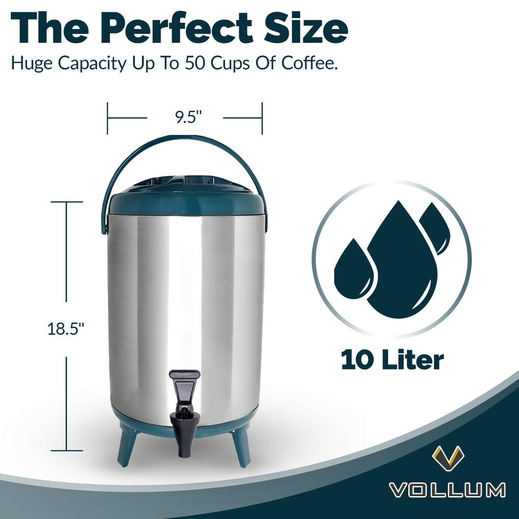 Stainless Steel Insulated Beverage Dispenser