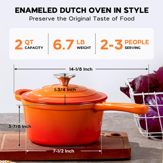 2 Quart Saucepan with Lid