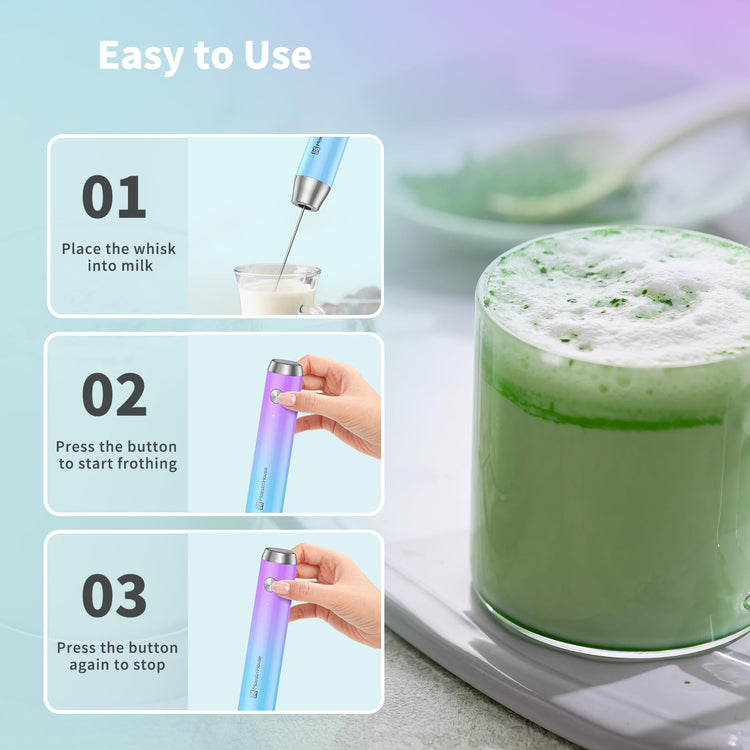 LunaFro Rechargeable Milk Frother