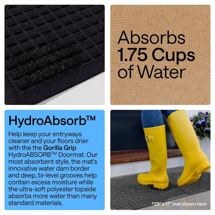Ultra Absorbent Front Door Mat Outside Entrance