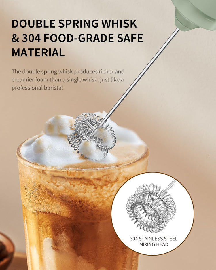 Rechargeable Milk Frother Handheld