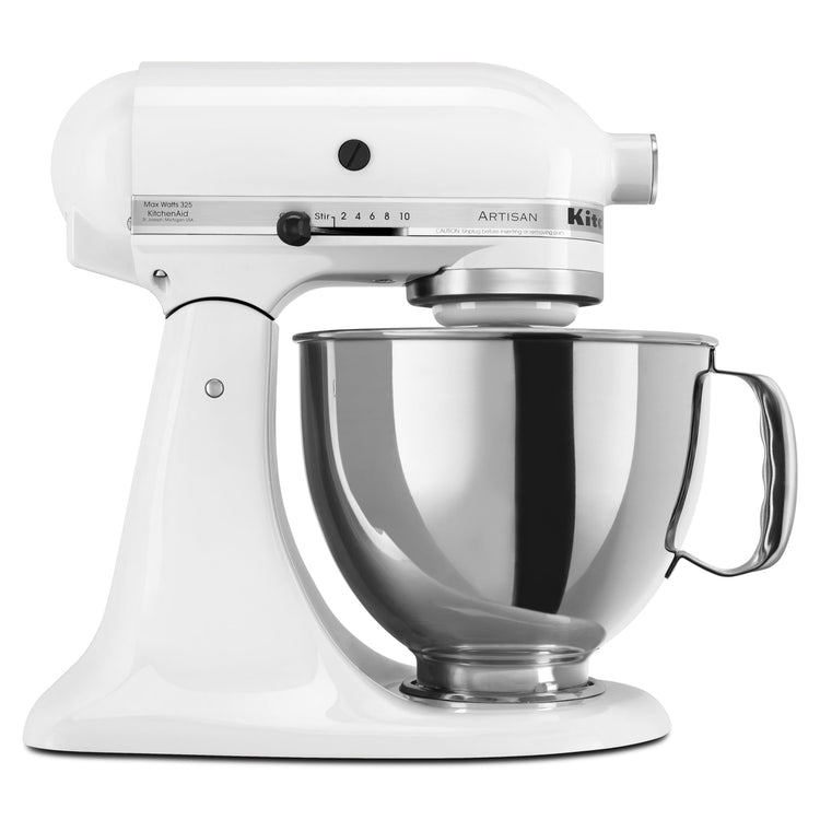 Artisan, 5-Qt Tilt Head Stand Mixer, KSM150PS, White