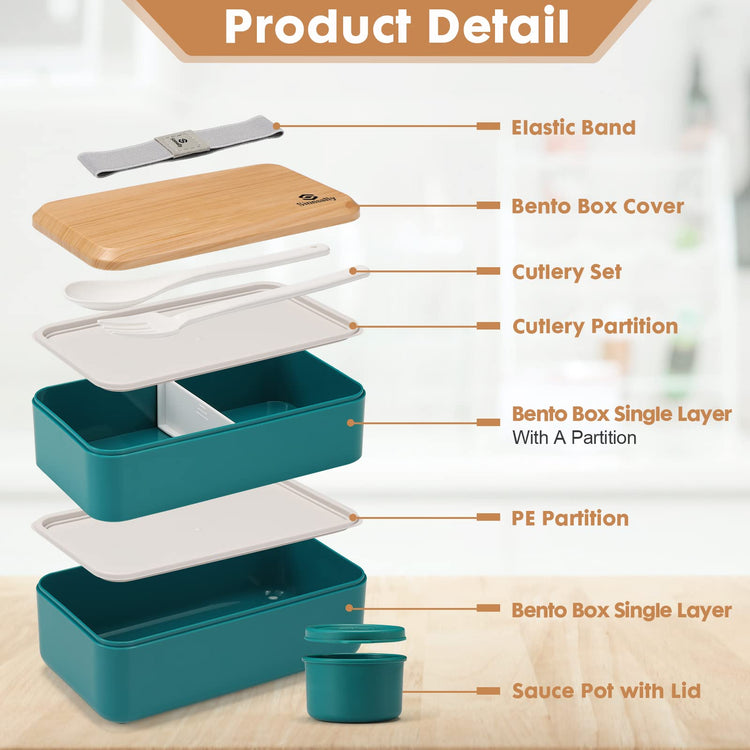 Bento Box Adult Lunch Box