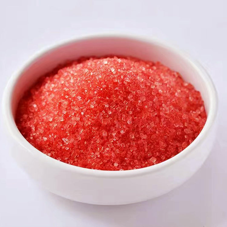 Red Sanding Sugar for Baking Edible Sparkling Coarse Sugar Crystals Sprinkles for Baking Topping Cake Cookie Cupcake Topper Ice Cream Decoration Supplies 3.2 OZ (3.2 Ounce)