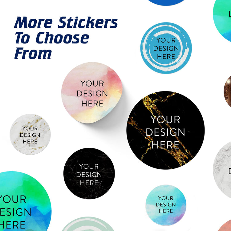 100 Custom Vinyl Stickers (100 Count)