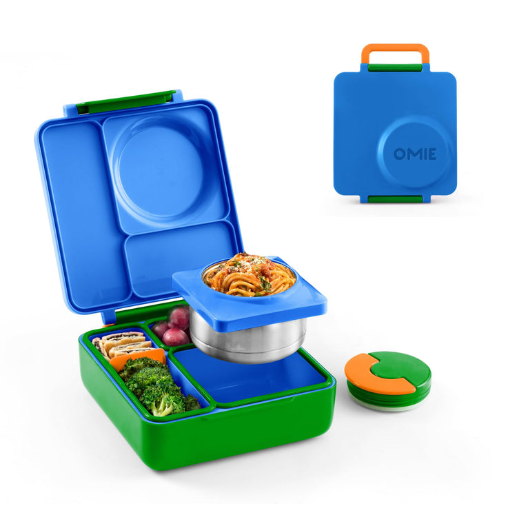 OmieBox Kids Insulated Leakproof Bento Lunch Box with Food Jar