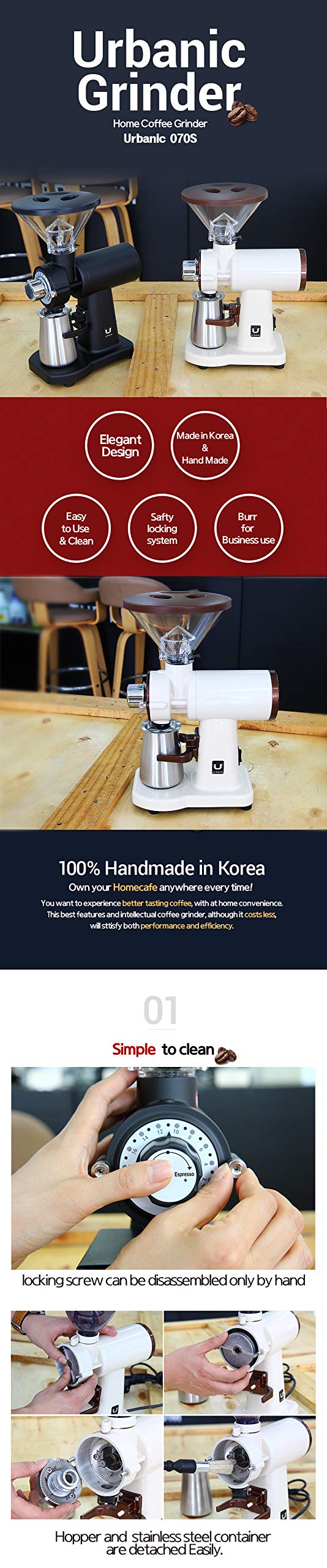 070s Electric Coffee Grinder