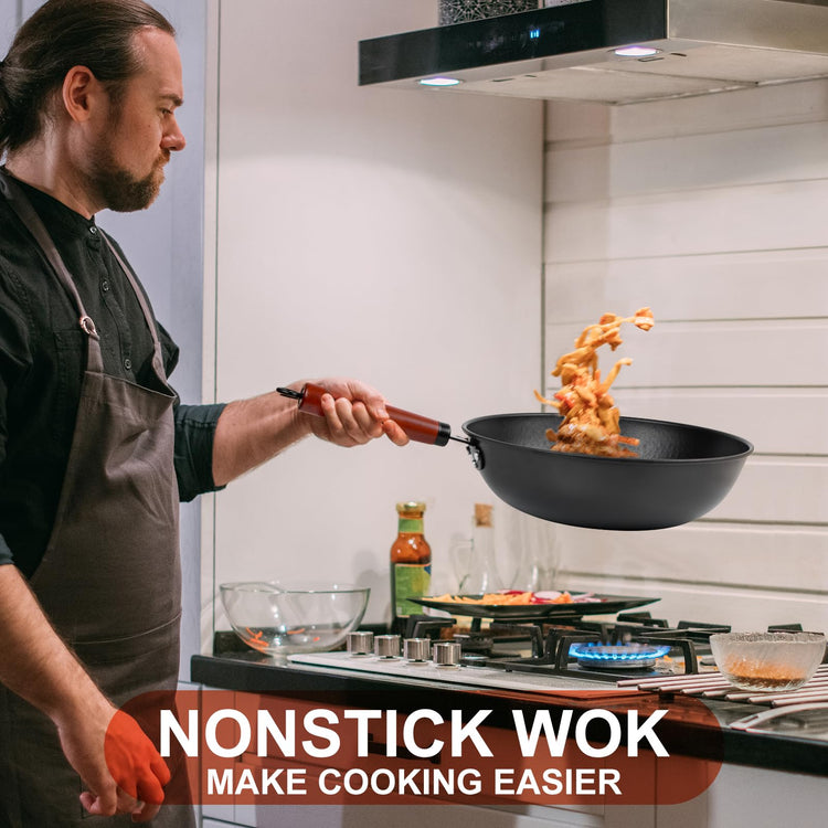 Wok 13" Carbon Steel Woks & Stir