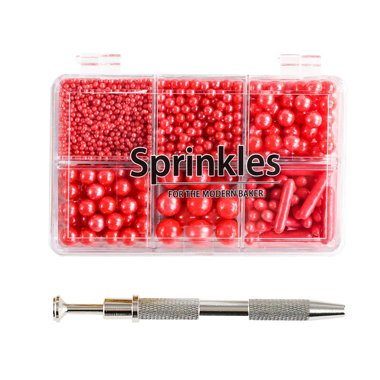 Red Mix Sugar Sprinkles (4.16 Ounce)