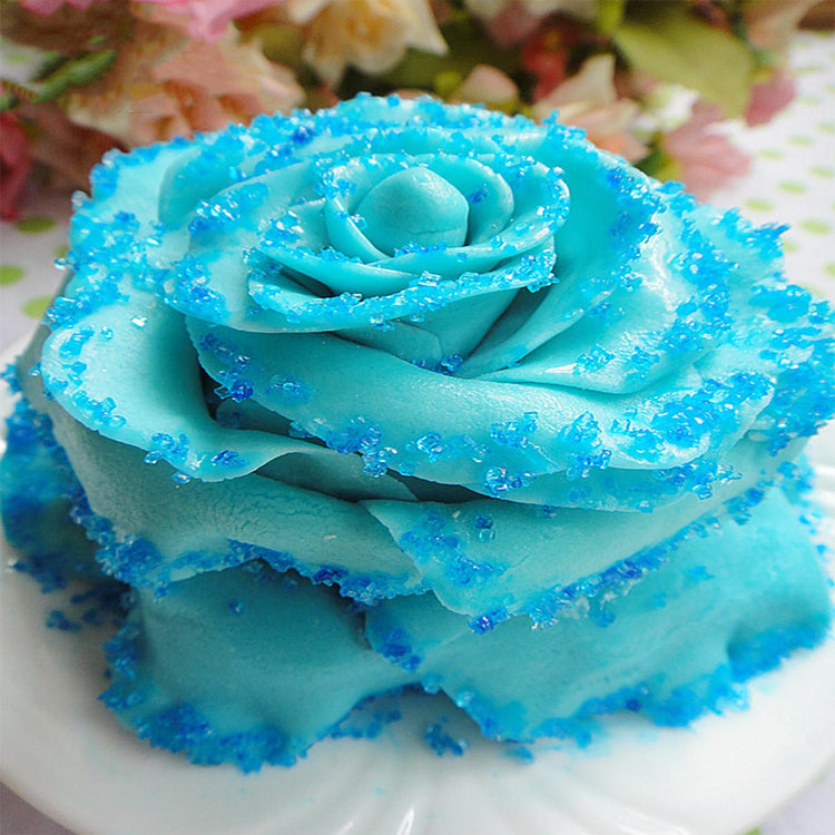 Blue Sanding Sugar for Baking Edible Sparkling Coarse Sugar Crystals Sprinkles for Baking Topping Cake Cookie Cupcake Topper Ice Cream Decoration Supplies 3.2 OZ (3.2 Ounce)