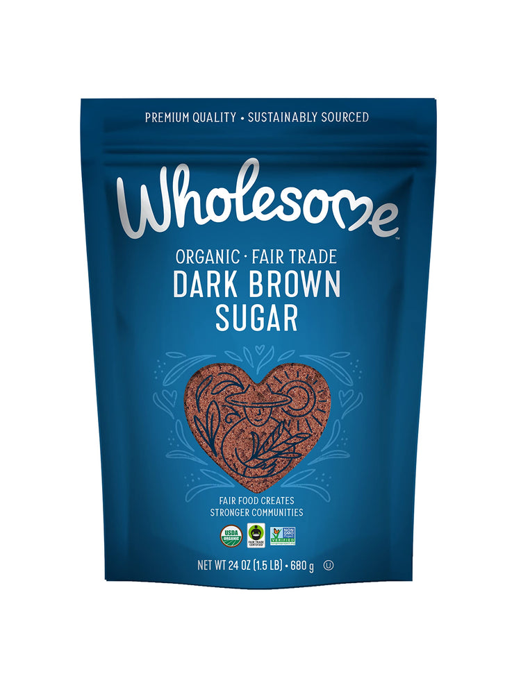 Fair Trade Organic Dark Brown Granulated Sugar (144 Ounce)