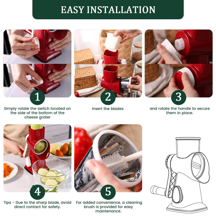 Rotary Cheese Grater