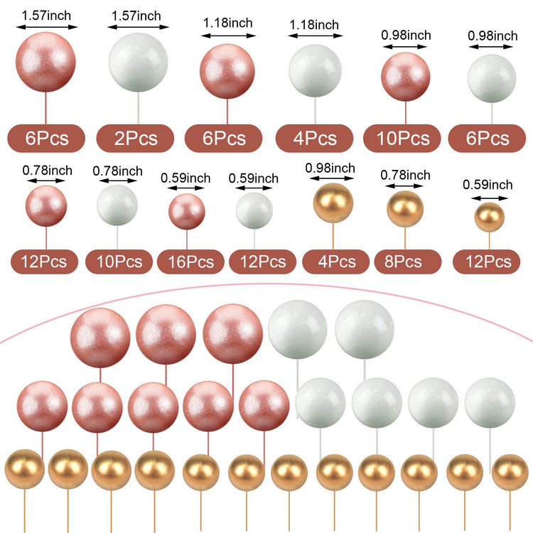 Balls Cake Topper (108 Count)