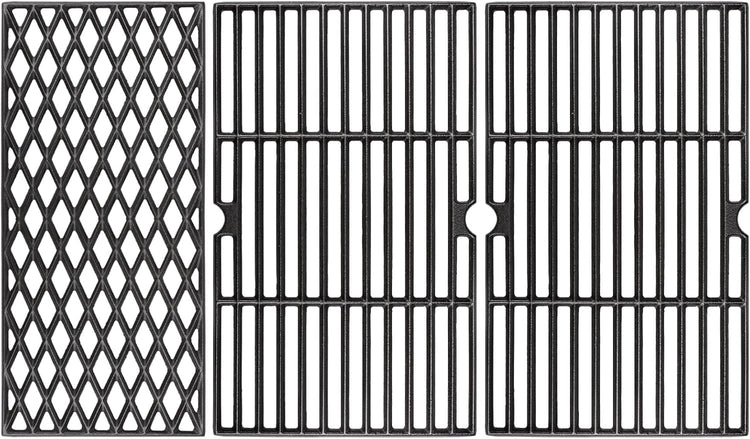 Uniflasy Cast Iron Cooking Grates for Dynaglo 4 Burner DGH450CRP DGH450CRP-D DGF493BNP, 5 Burner DGH474CRP DGH485CRP, Dyna-glo Grill Grate Replacement Part, 70-01-911 70-02-614 Grill Grate