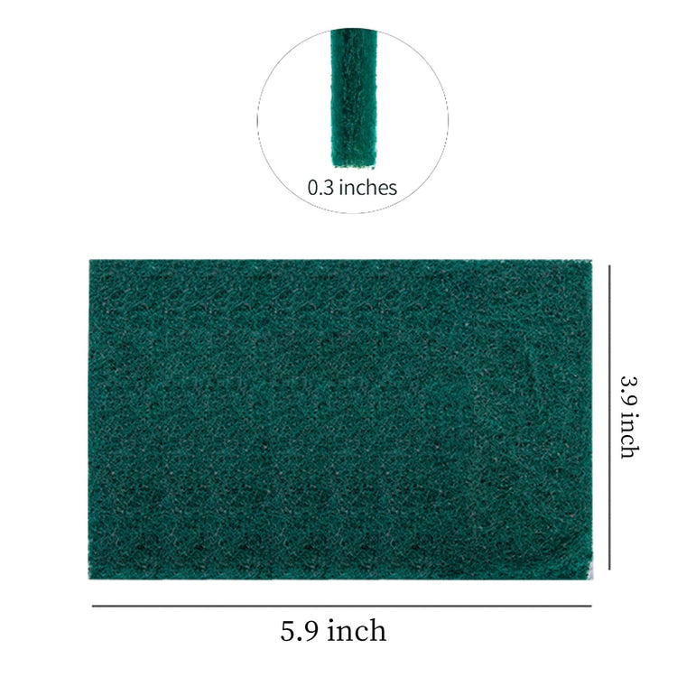 Heavy Duty Scour Pads Sponge Dish Scrubber Non (24 Count)