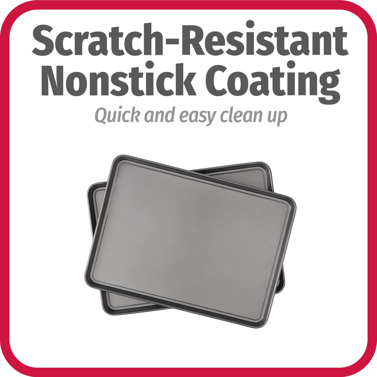 Everday Nonstick Carbon Steel 15” x 21” Baking Sheet Set (2 Count)