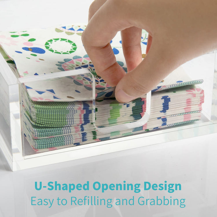 Acrylic Napkin Holder for Bathroom