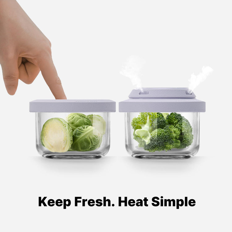 Glass Baby Food Storage Containers (3 Count)