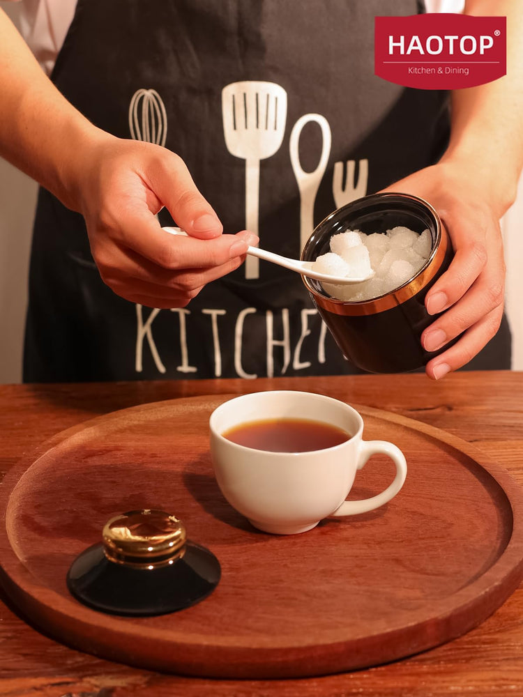 8 oz Sugar Bowl with Lid and Spoon