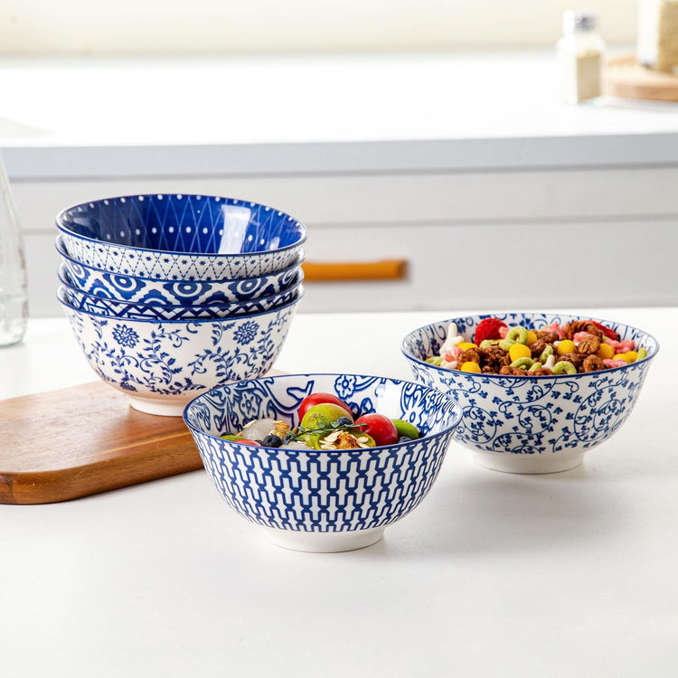 24 Oz Ceramic Soup Bowls Set of 6 (6 Count)