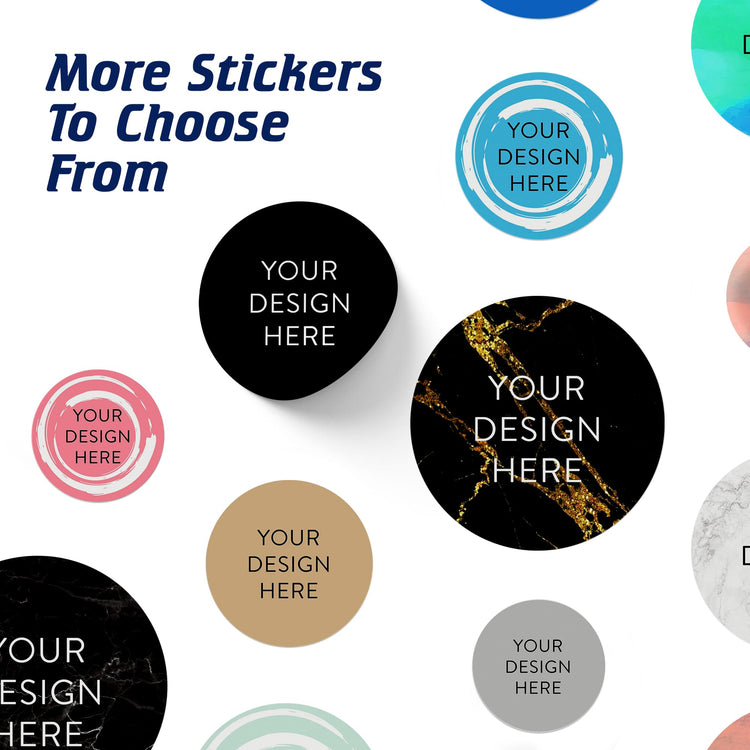 Custom Vinyl Stickers Your Image (100 Count)