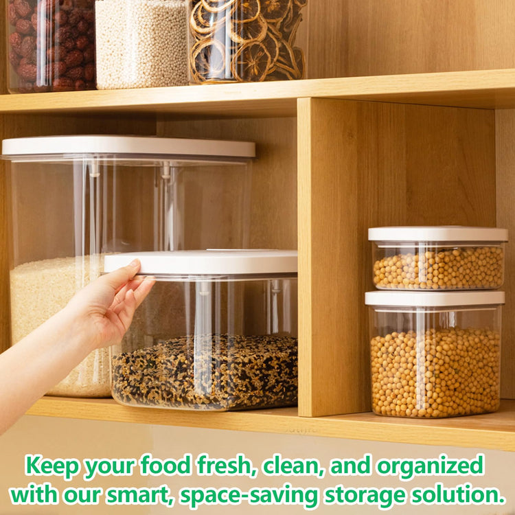 Airtight 12 Lbs Flour Sugar Storage Containers 6.34 Qt Rice Holder BPA Free