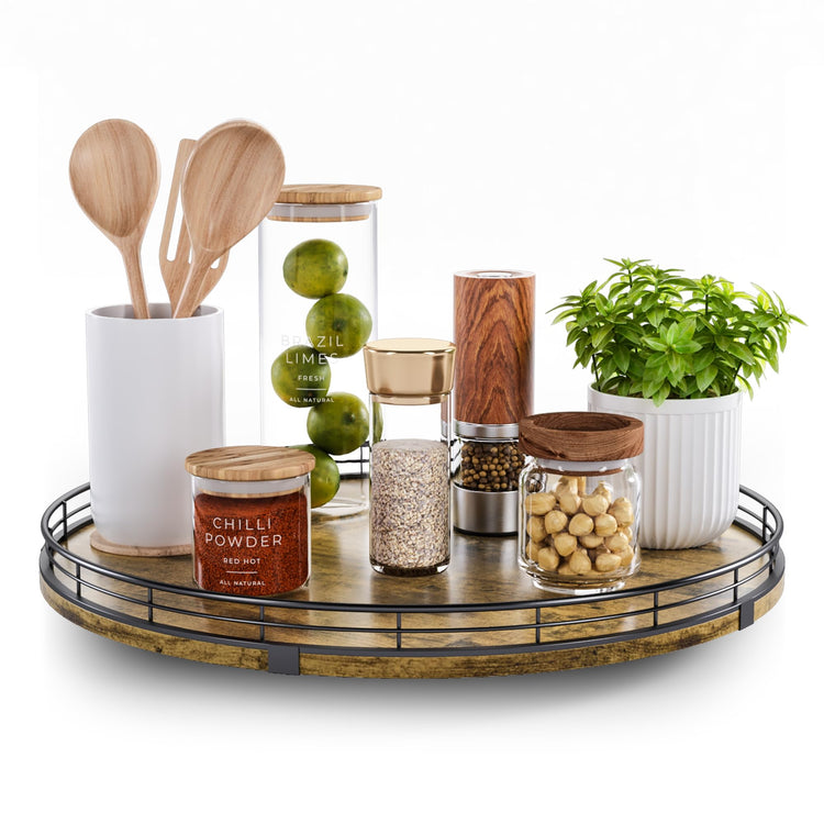 Lazy Susan Turntable Organizer for Table Top