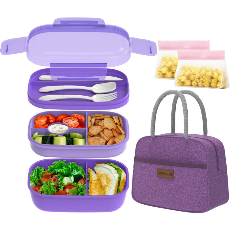 Leakproof Bento Box & Insulated Lunch Bag Set for School and Work