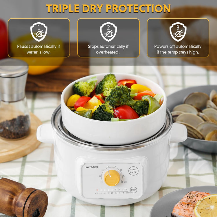 G32 1.6Qt Electric Food Steamer