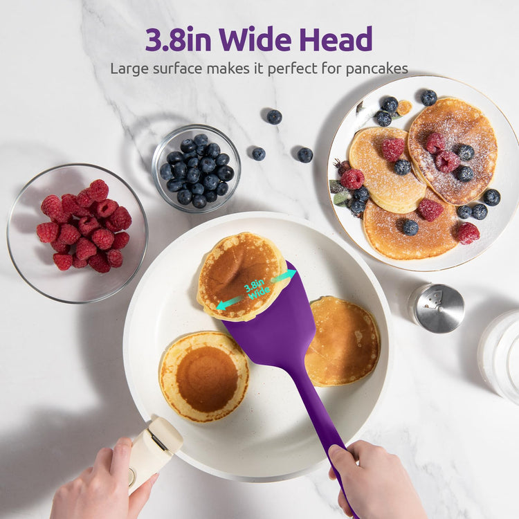 Silicone Turner Spatula Set of 2 (2 Count)