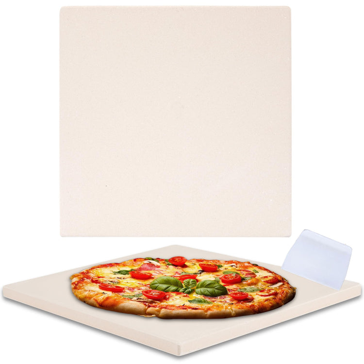 10”x10.4”x0.5” Pizza Stone for Toaster Oven