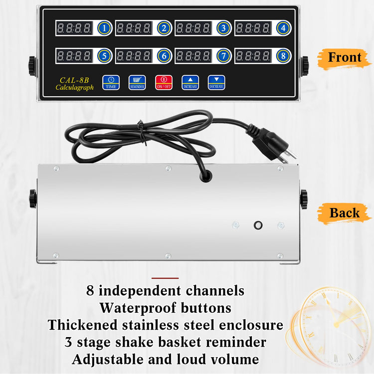 1 Pack Commercial Digital Kitchen Timer for Cooking