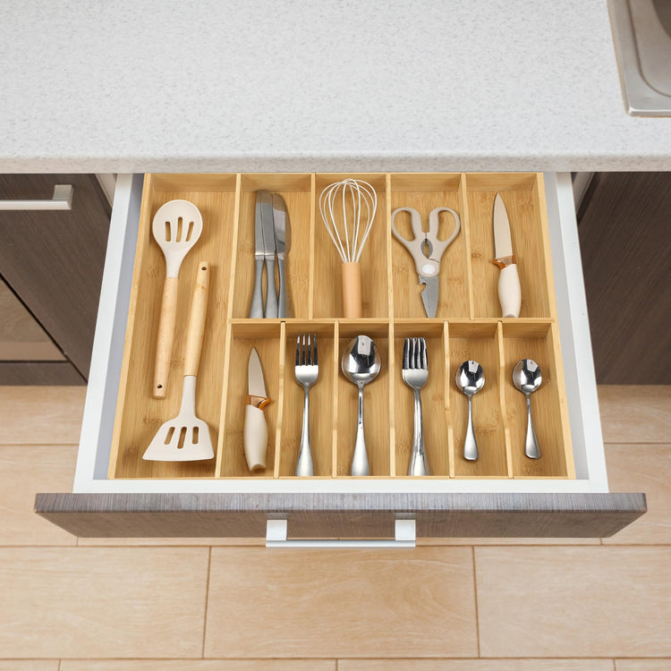 Silverware Organizer for Kitchen Drawers