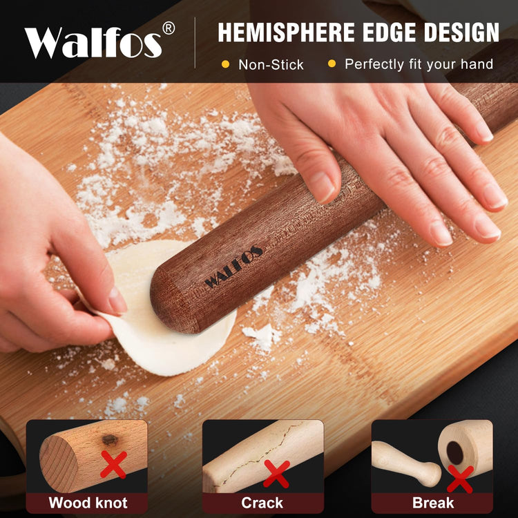French Rolling Pin Set (2 Count)