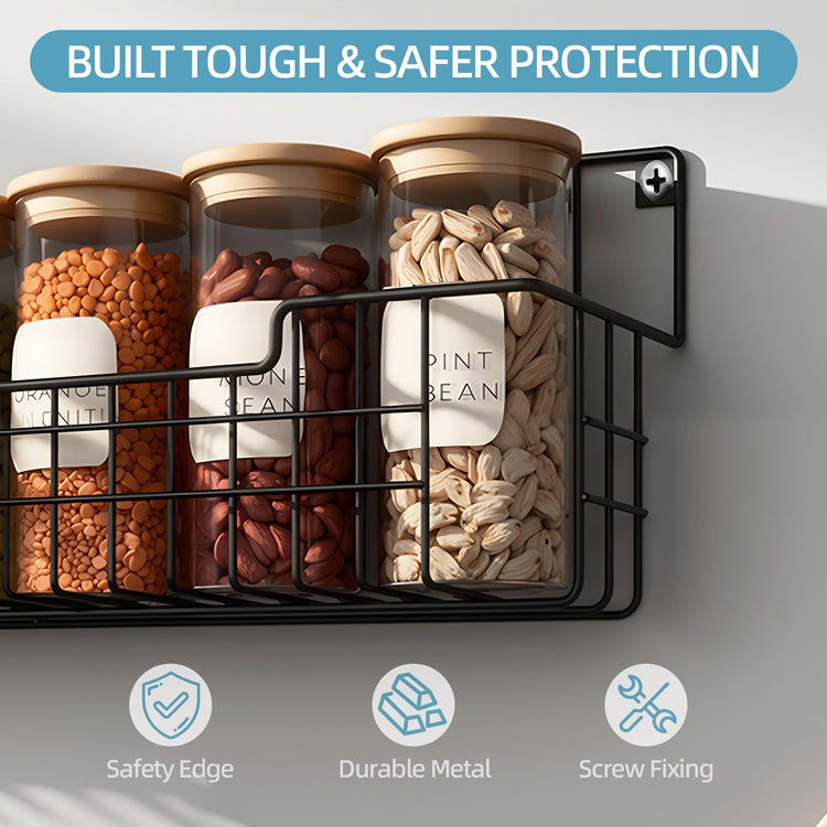 Spice Rack Wall Mount (4 Count)