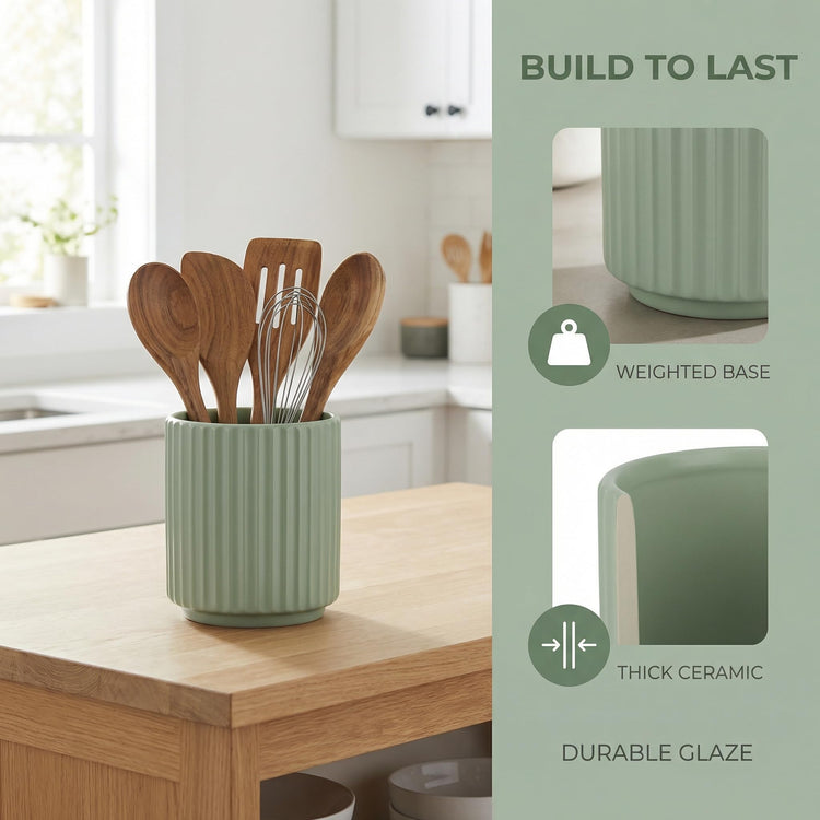 Black Utensil Holder