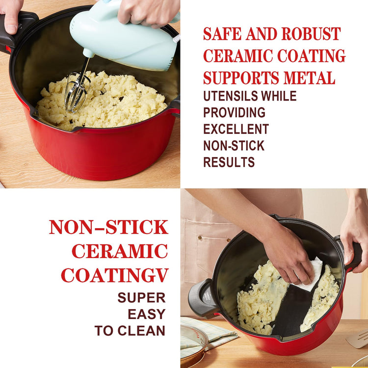 5.0qt Pasta Pot with Strainer Lid
