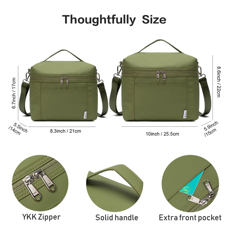 NOL 8L Insulated Lunch Bag for Women