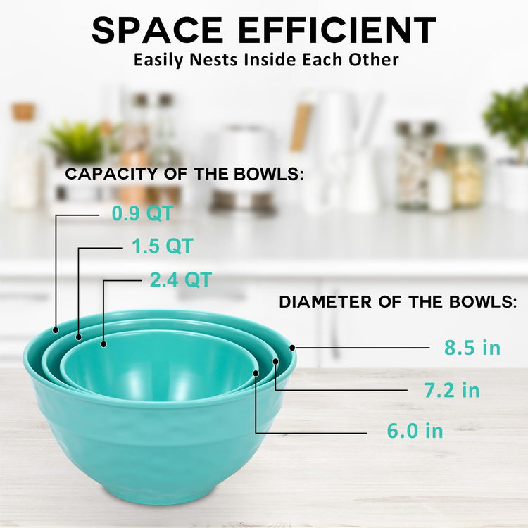 Mixing Bowl Set with Lids (3 Count)