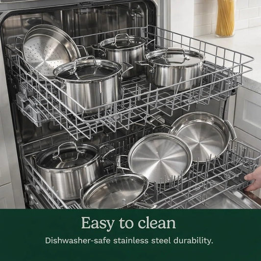 Stainless Steel Pots and Pans Set