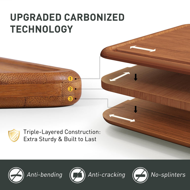 2 Packs Wood Cutting Board (2 Count)