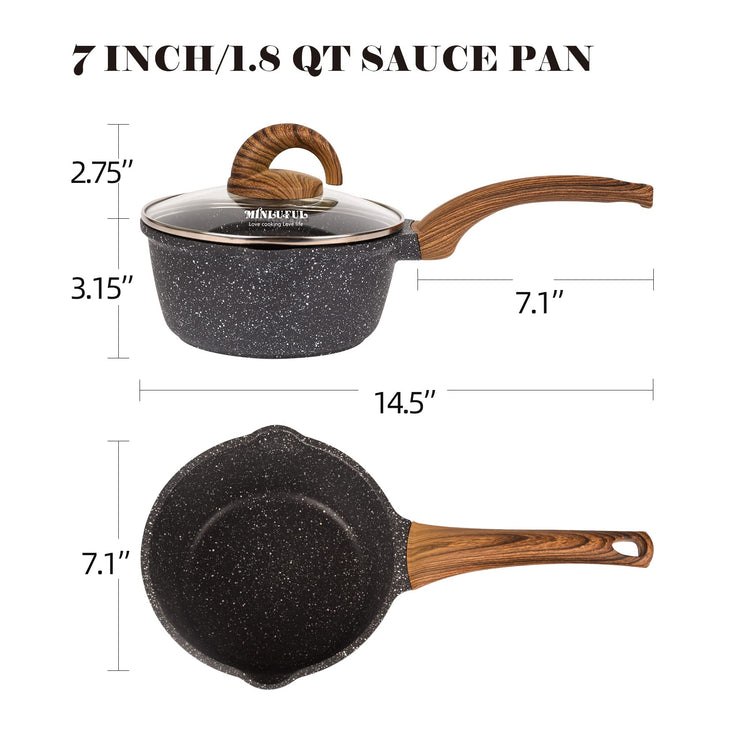 Nonstick Saucepan with Lid