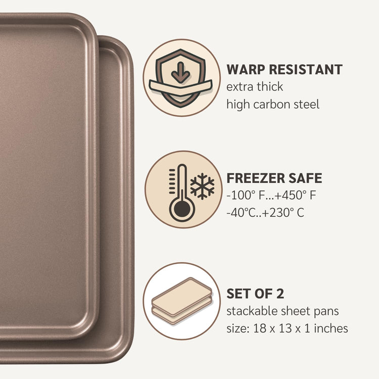 Nonstick Baking Sheet Set of 2 (2 Count)