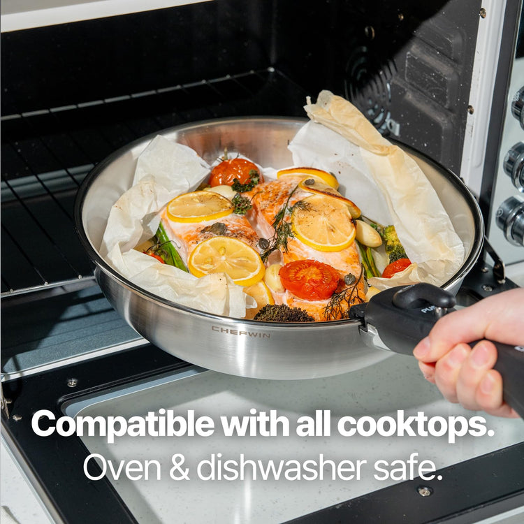 316 Stainless Steel Removable Handle Cookware