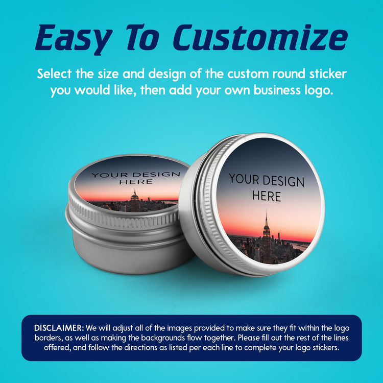 Custom Vinyl Stickers Your Image (100 Count)