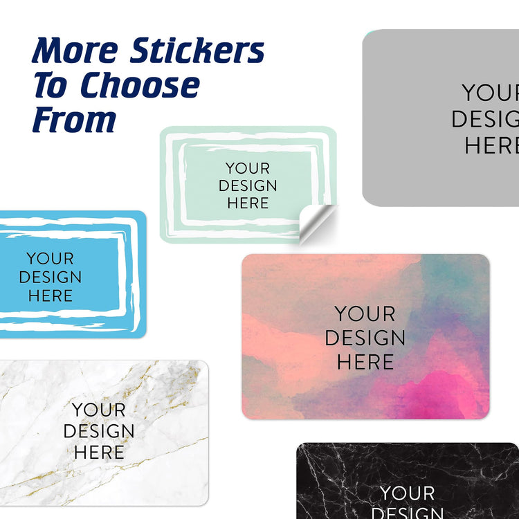 Custom Vinyl Stickers Your Image (100 Count)