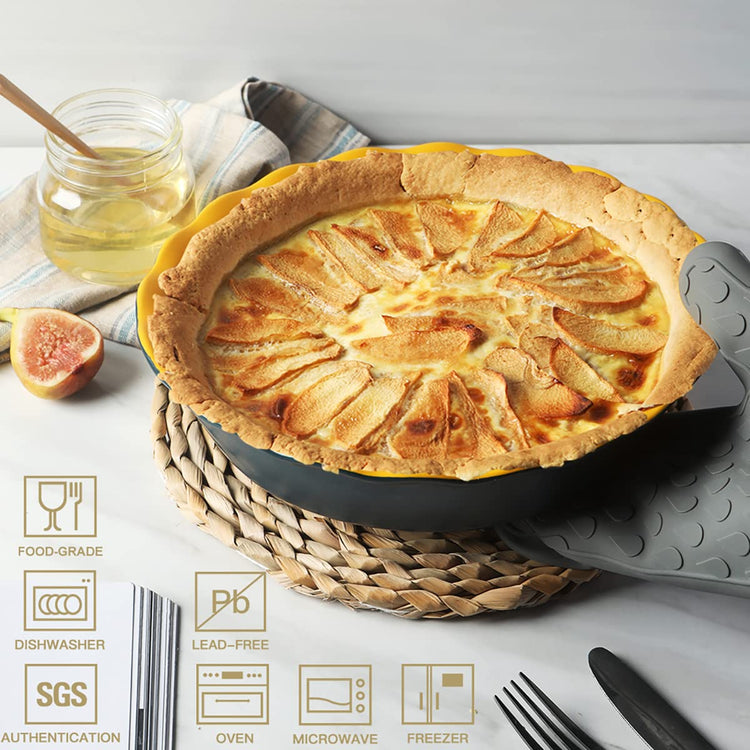 Sweejar Ceramic Pie Pan (55 Fl Oz)