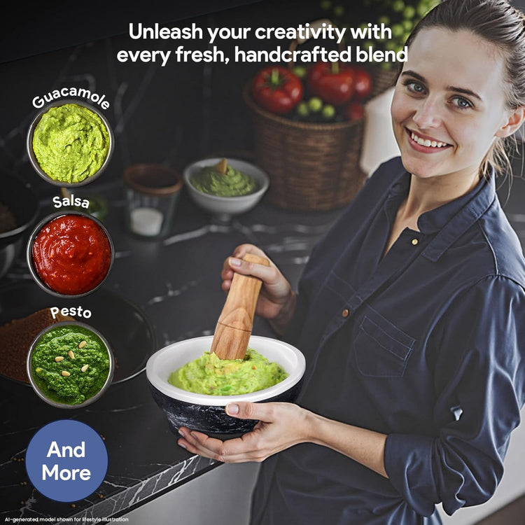 No Rock Powder Mortar and Pestle Set