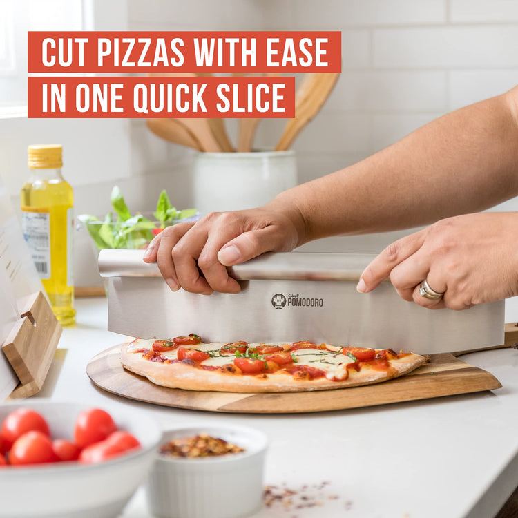 Pizza Peel and Cutter Set